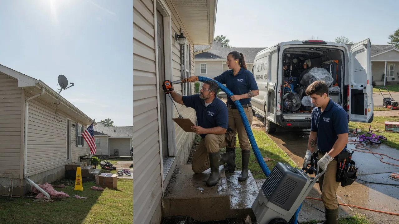 Ceiling Water Damage Restoration in Maitland, MO near me